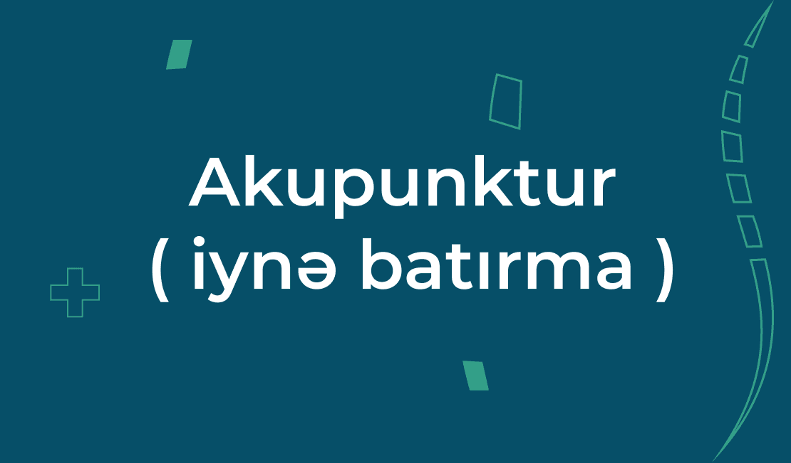 Akupunktur (iynə batırma)
